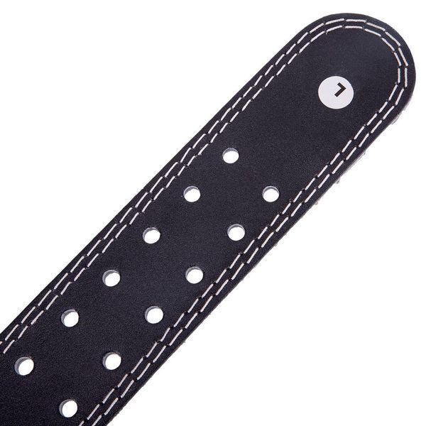 Пояс атлетический кожаный Zelart SB-165053 спинка-15см размер-XS-XXL черный SB-165053 фото