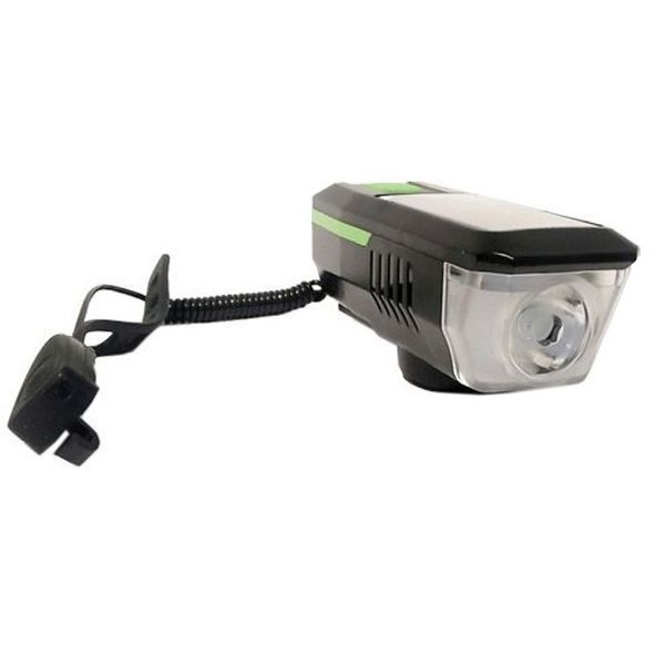 Велофара с сигналом Waterproof LY-17-XPE с выносной кнопкой, Долговечный велосипедный фонарь ws19846 фото