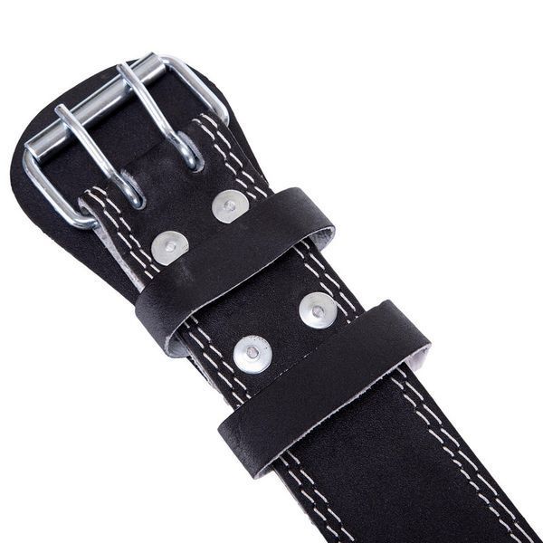 Пояс атлетический кожаный Zelart SB-165053 спинка-15см размер-XS-XXL черный SB-165053 фото
