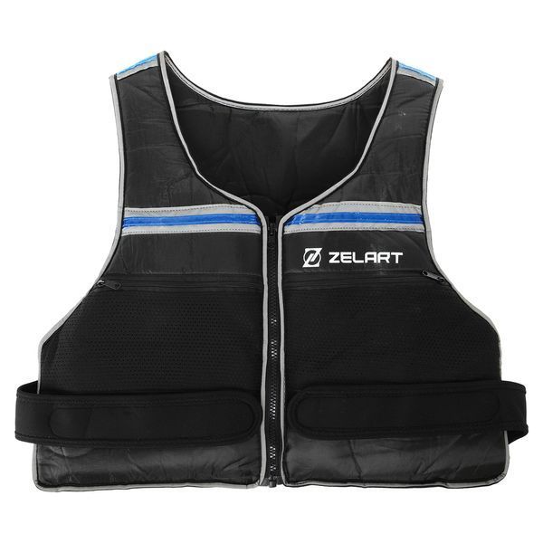 Жилет утяжелитель с регулируемым весом Record WEIGTH VEST XB9201 вес-0,5-10 кг черный XB9201 фото