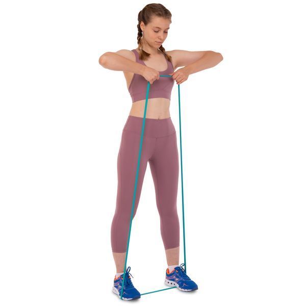 Резина петля для подтягиваний и тренировок лента силовая SP-Sport Fitness LINE FI-9584-1 15-25кг бирюзовый FI-9584-1 фото