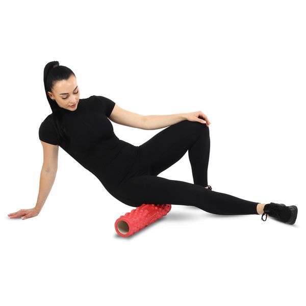 Роллер массажный цилиндр (ролик мфр) 45см Grid Spine Roller SP-Sport FI-9388 цвета в ассортименте FI-9388 фото