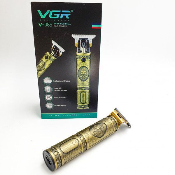Машинка для стрижки чоловіча VGR V-085 Електробритва з насадками для бороди Машинка окантовка ws95111 фото