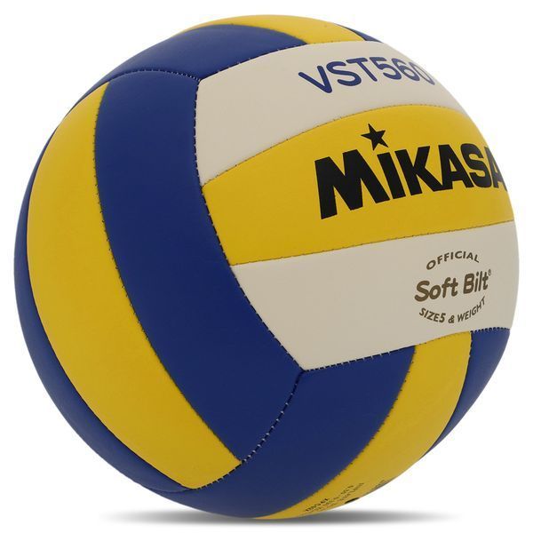 Мяч волейбольный MIKASA VST560 №5 PU синий-желтый-белый VST560 фото