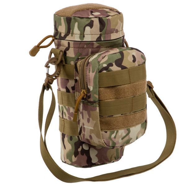 Подсумок тактический для емкости с водой и дополнительным отделением Military Rangers ZK-9104 размер 27х12х12см 3,8л цвета в ассортименте ZK-9104 фото