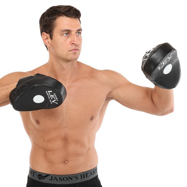 Лапа боксерская изогнутая тренировочная Стрейч LEV LV-4292 25x18x7см 2штуки цвета в ассортименте LV-4292 фото