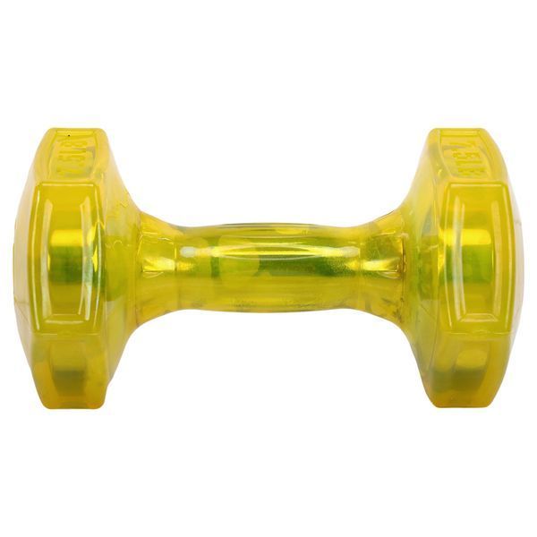 Гантель для фитнеса с TPU покрытием Zelart Jelly Urethane Coated Dumbbells TA-2946-7_5LB 1шт 3,4кг желтый TA-2946-7_5LB фото