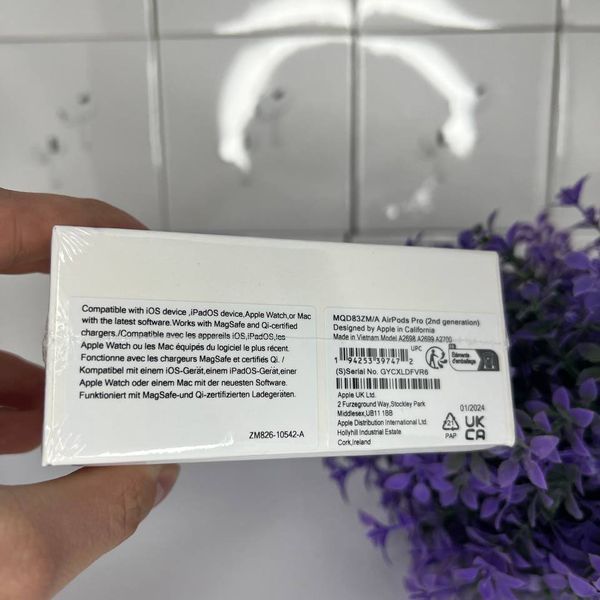 Наушники Apple AirPods Pro 2. ТОП реплика (чип Airoha) ws27677 фото