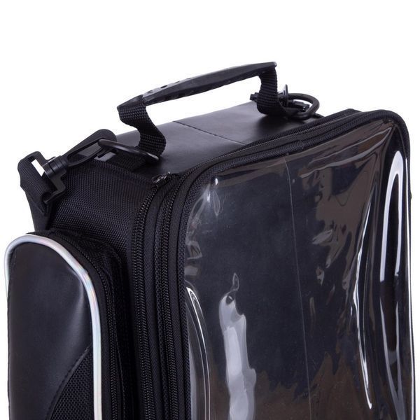 Сумка на бак мотоцикла на магнитах с окном под телефон Tank Bag BUOTAI M-2834 30х24х12см черный M-2834 фото