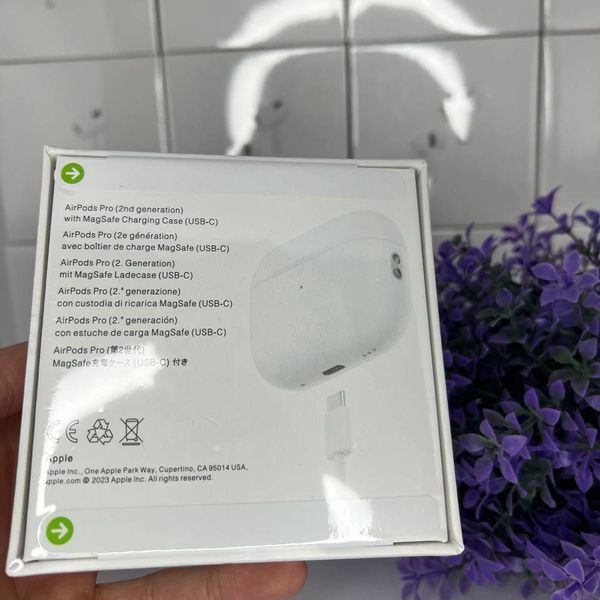 Наушники Apple AirPods Pro 2. ТОП реплика (чип Airoha) ws27677 фото