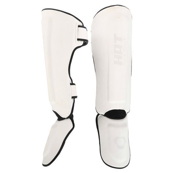 Защита голени и стопы Муай Тай, ММА, Кикбоксинг кожаная HARD TOUCH BO-4229 S-XL цвета в ассортименте L BO-4229 фото