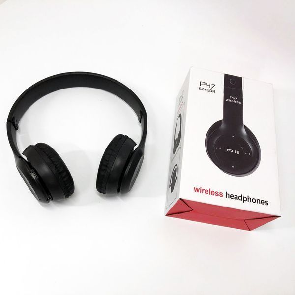 Беспроводные наушники Bluetooth Wireless Headset P47 Black Гарнитура для ПК, телефона с микрофоном ws62538 фото