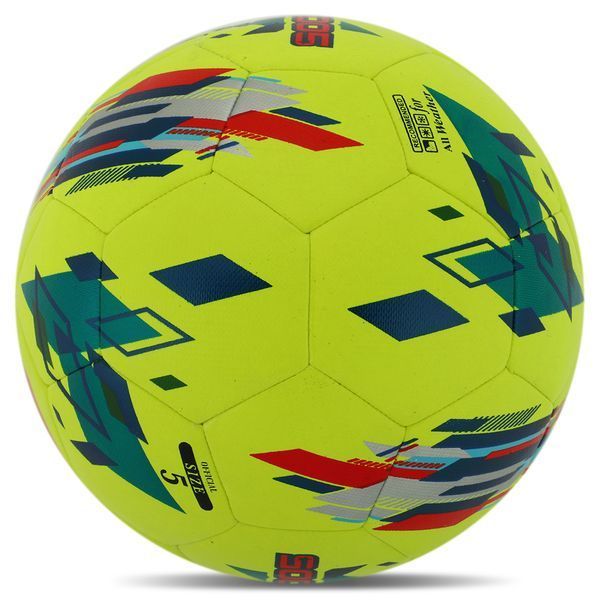 М'яч футбольний HIBRED SOCCER STAR STOKE FB-6035 №5 PU жовтий FB-6035 фото