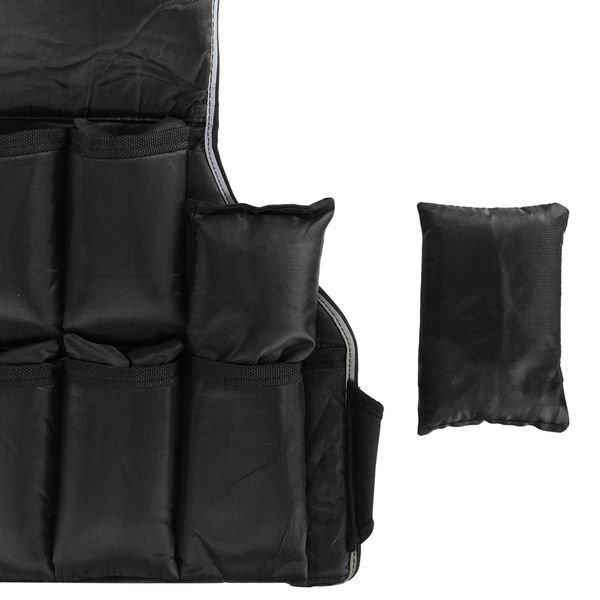 Жилет утяжелитель с регулируемым весом Record WEIGTH VEST XB9201 вес-0,5-10 кг черный XB9201 фото