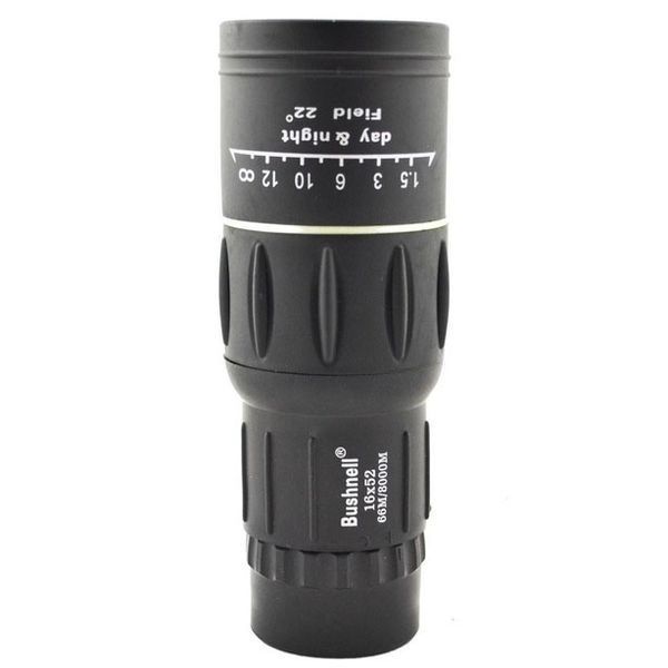 Монокуляр Bushnell 16x52 PowerView монокль, Бушнел, подзорная труба с чехлом ws37154 фото