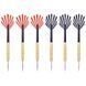 Дартс из Сизаля Sisal 6 дротиков и мишень Harrows LETS PLAY DARTS GAME SET JE01D 46 см JE01D фото 5