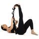 Лента стропа с петлями для растяжки STRETCHING STRAP EZOUS I-01 8 петель черный I-01 фото 1