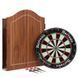 Дартс с кабинетом для мишени из Сизаля Sisal 6 дротиков и мишень Harrows PROS CHOICE COMBO SET JE14D 46 см JE14D фото 2