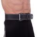 Пояс атлетический кожаный Zelart SB-165053 спинка-15см размер-XS-XXL черный SB-165053 фото 8