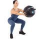 Мяч набивной медицинский для кроссфита WALL BALL LiveUp LP8103-3 3кг черный LP8103-3 фото 10