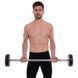 Штанга неразборная с фиксированным весом прямая полиуретановая Zelart Urethane Barbell TA-2689-30 длина-107см 30кг черный-салатовый TA-2689-30 фото 6