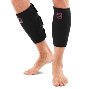 Защита голени для тяжелой атлетики CALF SUPPORT EZOUS CROSSFIT A-08 2шт черный A-08 фото