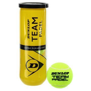 Мячи для большого тенниса DUNLOP TEAM PADEL DL601385 3шт салатовый DL601385 фото