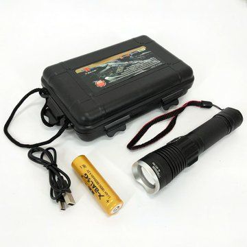 Тактический фонарь Police BL-A92-P50, сильный фонарик, светодиодный ручной аккумуляторный портативный ws48323 фото