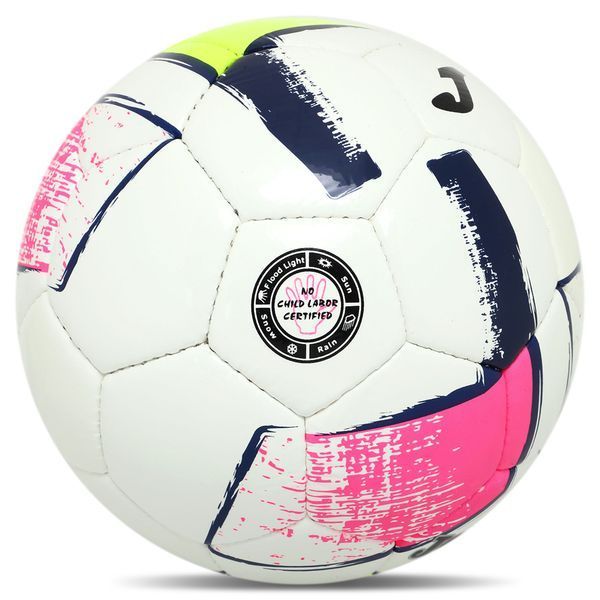 М'яч футбольний Joma DALI II 400649-203-T5 №5 PU рожевий-червоний-жовтий 400649-203-T5 фото