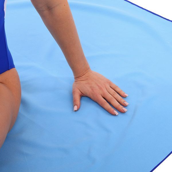 Полотенце спортивное быстросохнущее DRY TOWEL YINGFA A6810 80х158см голубой A6810 фото