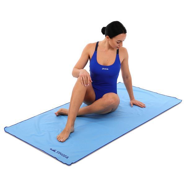Полотенце спортивное быстросохнущее DRY TOWEL YINGFA A6810 80х158см голубой A6810 фото