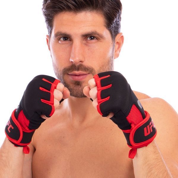 Швидкі бинти внутрішні рукавички мітенки UFC Contender UHK-69541 SL-XL чорний UHK-69541 фото