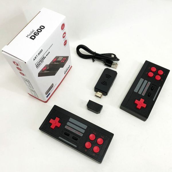 Приставка ігрова Mini Game Box D600 HDMI ігрова консоль, приставка 8 біт для дітей, приставки денді ws24859 фото
