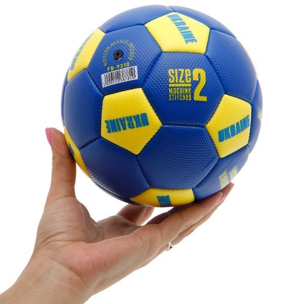 Мяч футбольный Сувенирный UKRAINE International Standart FB-9310 №2 PU цвета в ассортименте FB-9310 фото