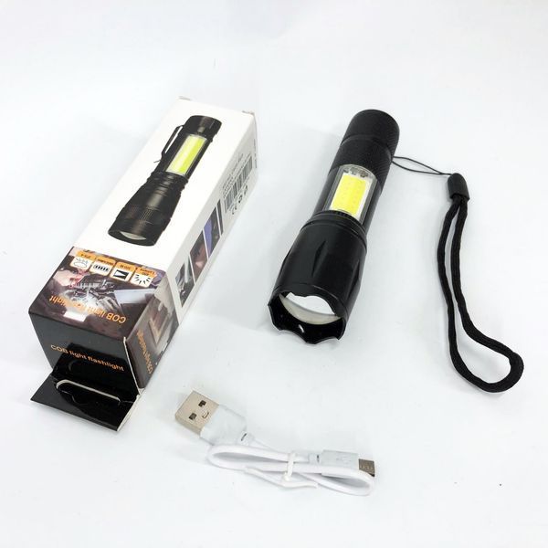 Фонарик карманный PLD C609-T6+COB, Сверхмощный фонарик, Яркий фонарик, Качественный фонарик ws57225 фото