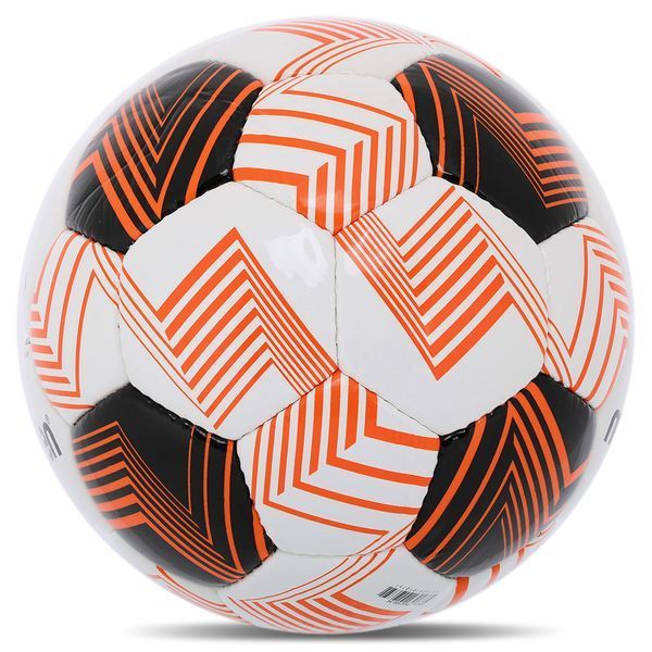 Мяч футбольный MOLTEN UEFA EUROPA LEAGUE F5U2100-34 №5 PU белый-черный-оранжевый F5U2100-34 фото
