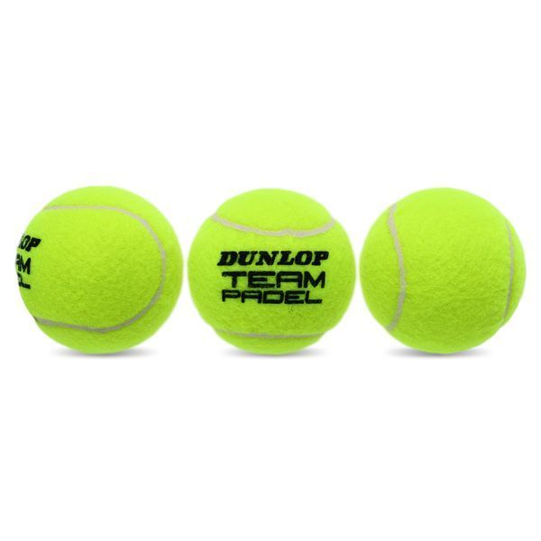 Мячи для большого тенниса DUNLOP TEAM PADEL DL601385 3шт салатовый DL601385 фото