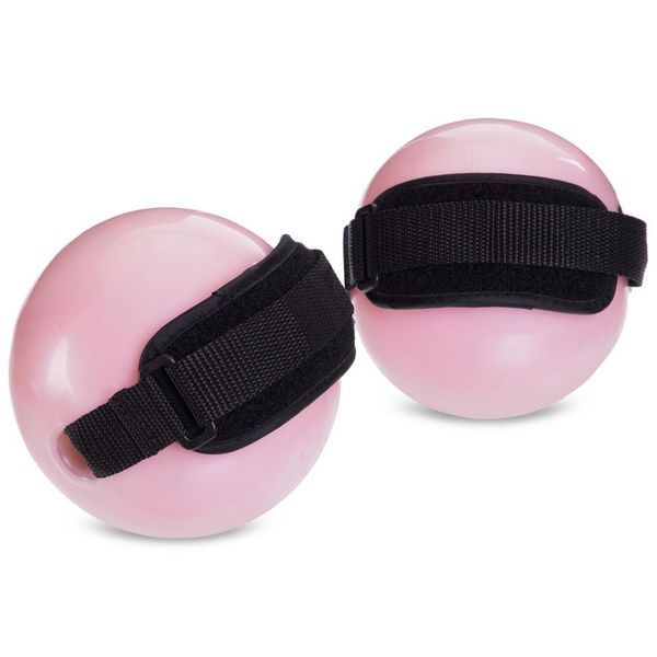 Мяч утяжеленный с манжетом PRO-SUPRA WEIGHTED ENERGY BALL 030-0_5LB 11см розовый 030-0_5LB фото