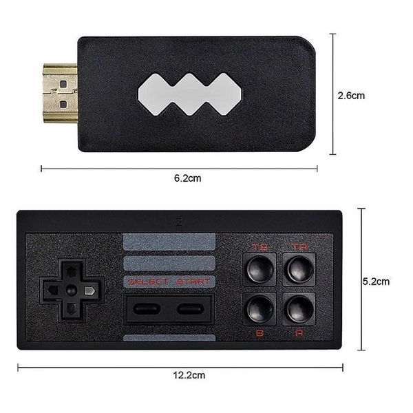 Приставка ігрова Mini Game Box D600 HDMI ігрова консоль, приставка 8 біт для дітей, приставки денді ws24859 фото