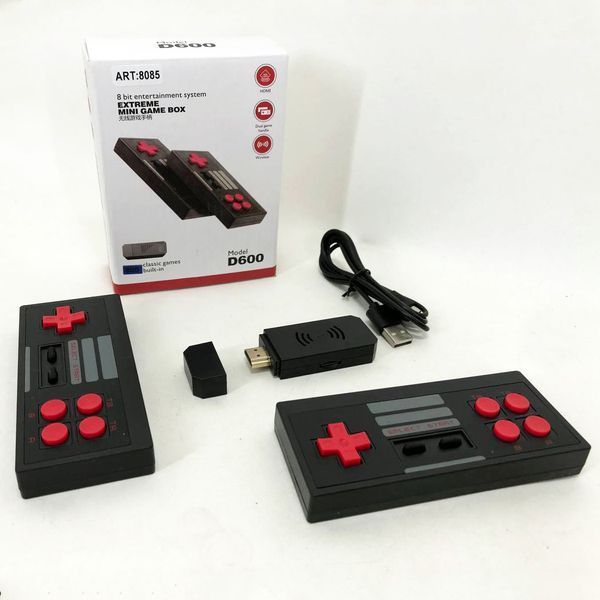 Приставка ігрова Mini Game Box D600 HDMI ігрова консоль, приставка 8 біт для дітей, приставки денді ws24859 фото