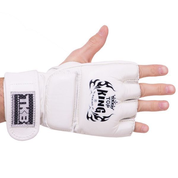 Перчатки для смешанных единоборств MMA TOP KING Super TKGGS S-XL цвета в ассортименте L TKGGS фото