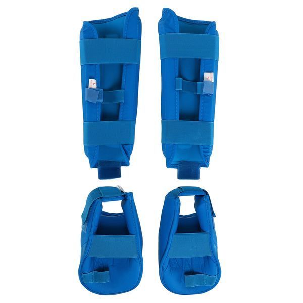 Защита голени и стопы для карате щитки и футы Zelart BO-7249 XS-XL цвета в ассортименте L BO-7249 фото