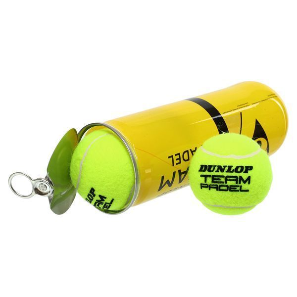Мячи для большого тенниса DUNLOP TEAM PADEL DL601385 3шт салатовый DL601385 фото