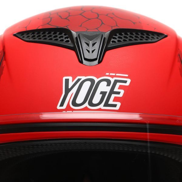 Мотошлем модуляр (flip-up) YOGE Пасть дракона M-9403-3 M-L красный-черный L (58-61) M-9403-3 фото
