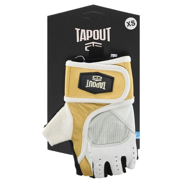 Перчатки для фитнеса и тяжелой атлетики TAPOUT SB168513 XS-M белый-желтый M SB168513 фото