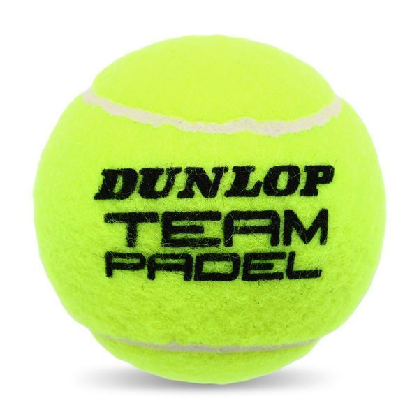Мячи для большого тенниса DUNLOP TEAM PADEL DL601385 3шт салатовый DL601385 фото