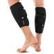 Захист гомілки для важкої атлетики CALF SUPPORT EZOUS A-08 2шт чорний A-08 фото 5