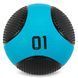 М'яч медичний медбол Medicine Ball LiveUp LP8112-1 1 кг чорний-синій LP8112-1 фото 1