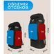 Рюкзак тактический чорний 4в1 70 л + Подсумок Водонепроницаемый туристический рюкзак. Цвет: черный ws67524 фото 7