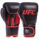 Перчатки боксерские на липучке PU UFC Myau Thai Style UHK-75125 10 унций черный UHK-75125 фото 1